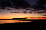 Spectacular sunset over Arran