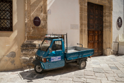 Piaggio Ape University, Palermo, Sicily, Italy