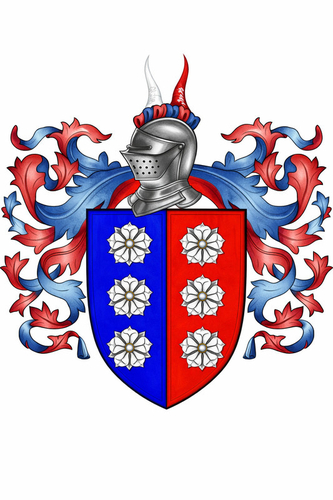 Family Coat of Arms for the Bieber Family - Photo Size: 8"x10", Price $55.00, Plus Shipping and Packaging shown above.
