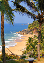 Surya Samudra Hotel  beach, Pulinkudi, Thiruvananthapuram - Kerala