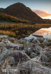 Sun setting, Llyn Cwm Bychan