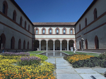 Garden in Castello Sforzesco, Milan