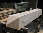 oak post pointed top