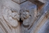 San Francisco, lower cloister, corner reliefs, cherubs