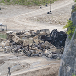 Crash site aftermath