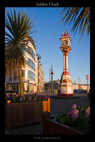 The Jubilee Clock, Victoria Street, Douglas. Built in 1887 to commemorate the Golden Jubilee of Queen Victoria. Here…