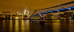 St Paul's Cathedral and the Millennium Footbridge (1)