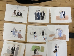 Wedding Sketchbooks portfolio