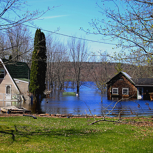 Spring Flood 2018 New Brunswick Canada