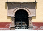 San Bernardino de Sena, façade portal alfiz
