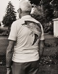 My Dad in Back Yard, Missouri, 1993