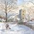 Grasmere Church in Snow