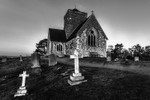 St Marthas at Night Monocrome 43342