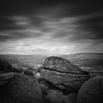 Old Rocks of Ilkley Moor #3 (square format)