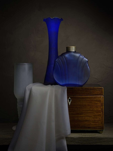 The Blue Glass Talc-shaker