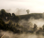 Stanton Lees in the mist