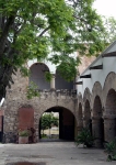 Hacienda Santa Cruz, Casa Grande, patio