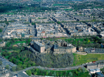 A00517D Edinburgh Castle and city