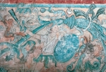 Sotocoro, E wall, North side mural, detail left