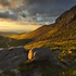 Evening Light at The Hares Gap