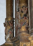 San Bernardino de Sena, high altar columns, base reliefs