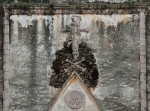 Porciúncula door, alfiz & Calvary Cross