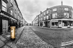 Gold postbox, Market Place