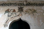 Lower cloister walk, portal mural