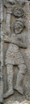 Portal relief (right), man