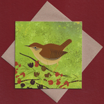 Wren greetings card