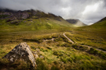 Approaching Sunlight on Etive Mor