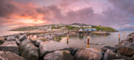 z3059 Summer Sunset, Ventnor Harbour