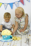 Charlies 1st Birthday Cake Smash Millie Loves Louis Photography  52
