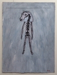 Paintings acrylic on paper 1990s/ late 1980s portfolio