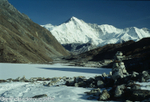 Cho Oyu (8201m) from Gokyo lake (4800m)