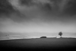 Low cloud above Betws-y-coed