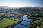 A00406C The Friarton Bridge over the River Tay Perth City in 2002