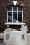 East london bricks and window