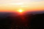 Sun Rising on Skyline Drive