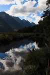 Mirror Lakes on the road to Milford Sound
