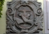 Querétaro, Querétaro, Santa Clara, rear portal Franciscan insignia