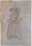 Ephemeral 21 x 29 Botanical ink on Watercolor paper