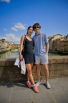 Student on the Arno River