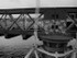 Graffiti, Hungerford Bridge (b&w)