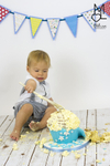 Charlies 1st Birthday Cake Smash Millie Loves Louis Photography  59