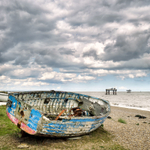 Blue Boat-Sizewell Beach Suffolk