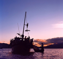 KM-05 Fishing boat at Hei Ling Chau - 1973