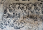 Porteria, N wall mural, Last Judgement, detail