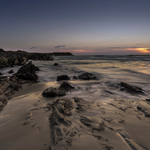 Evening light at Saligo Bay beach, Islay