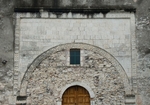 San Juan Bautista, façade & main portal alfiz